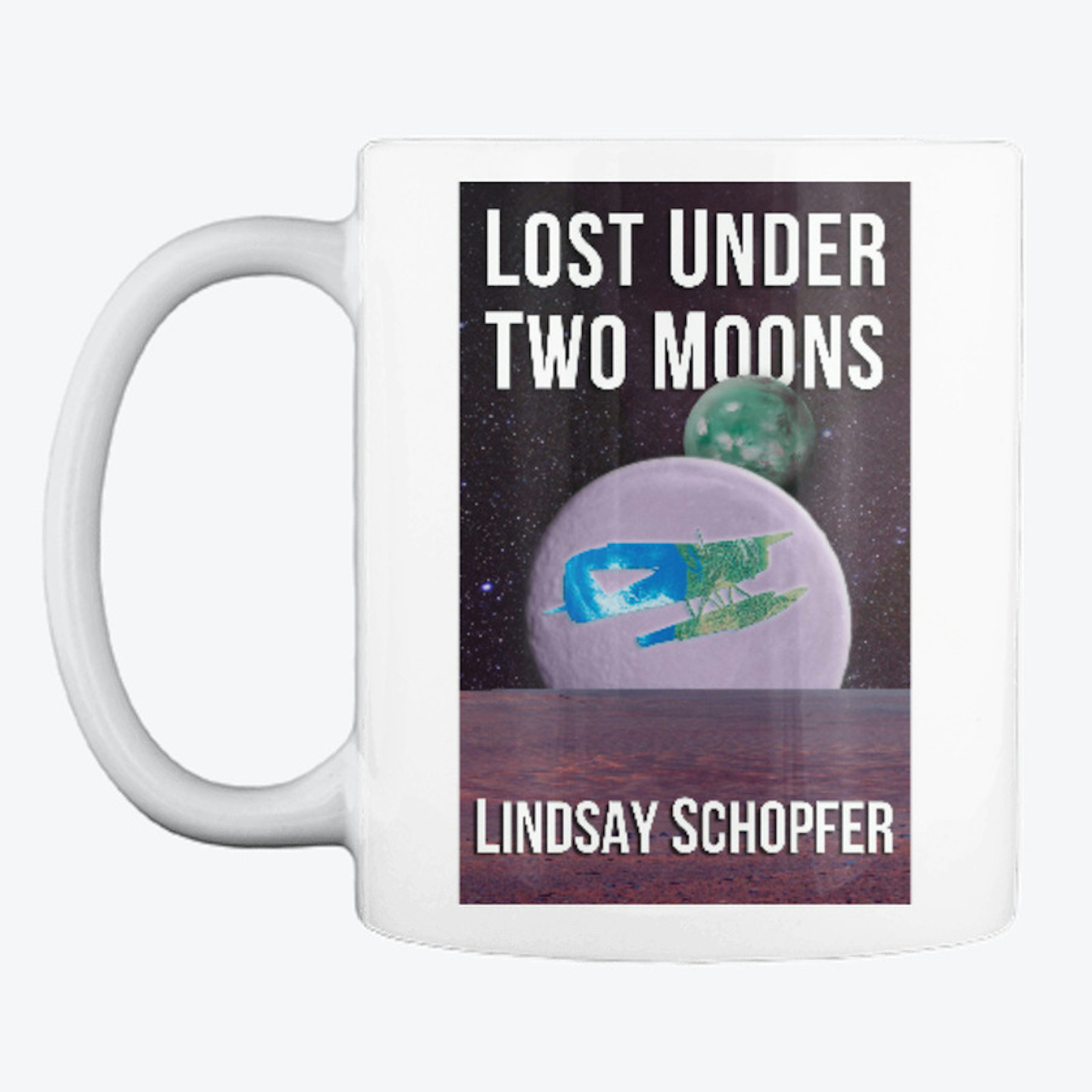 "Lost Under Two Moons" Cover Art Mug