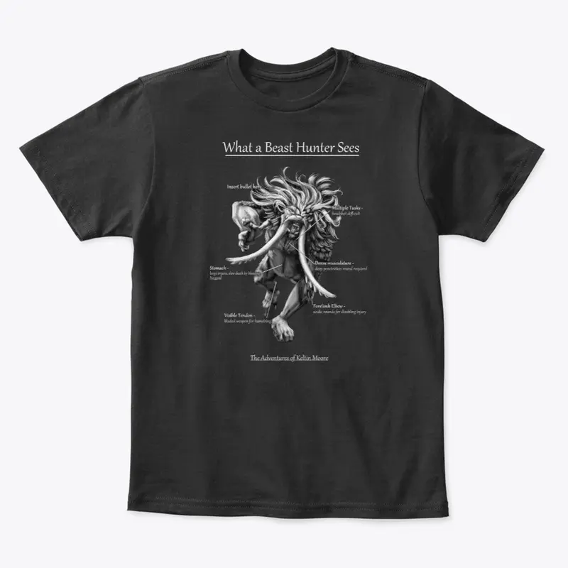 Kids T-Shirt "What a Beast Hunter Sees"