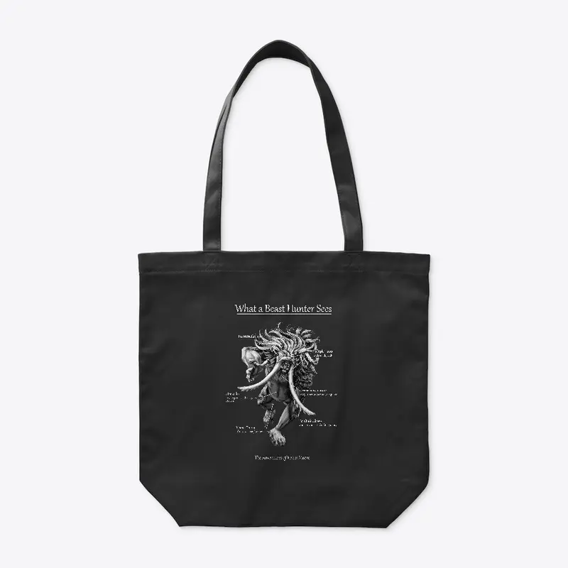 What a Beast Hunter Sees Shirts and Bags